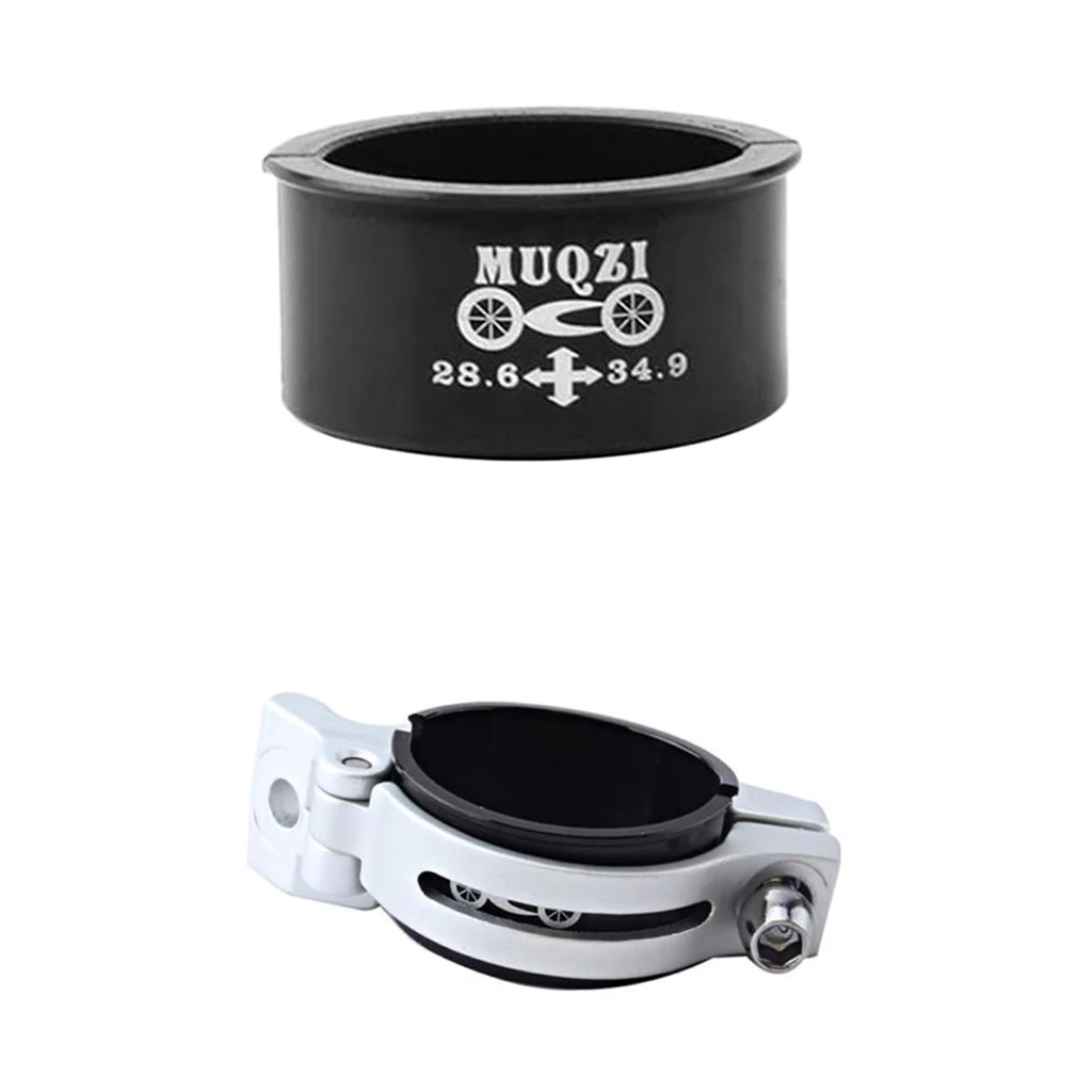 Bicycle Bike Front Derailleur Clip Adapter Clamp Diameter Converter 28.6mm to 34.9mm