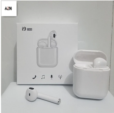 AZN i8s/i8x/i9/i9s/i10 TWS зарядная коробка беспроводные bluetooth наушники с микрофоном для iPhone