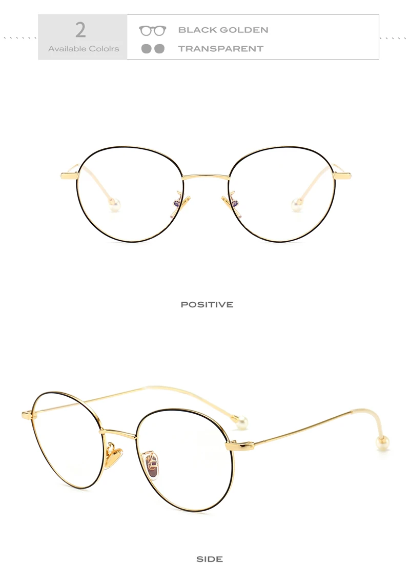 Модные круглые очки оправа женские Lunette Femme винтажные металлические оправа с прозрачными линзами оптические очки женские 9608