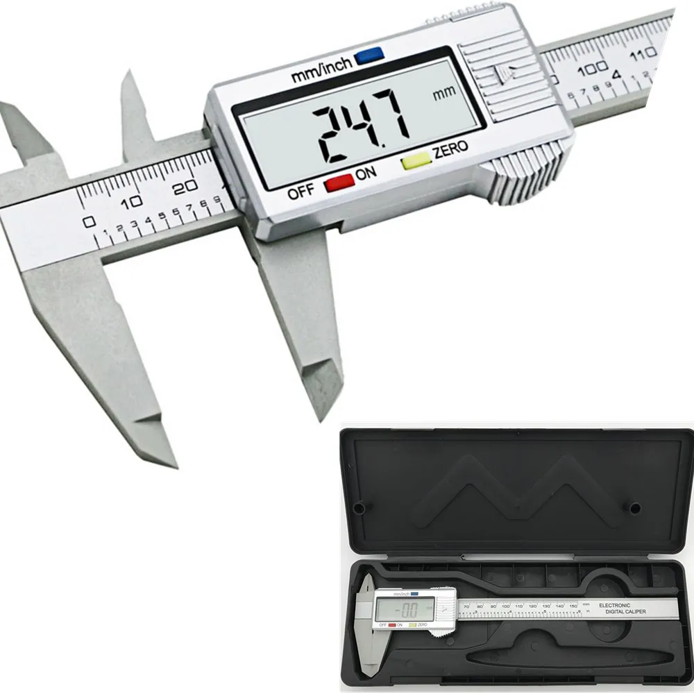 Hot sale 1 150mm Plastic Digital Vernier Calipers Measuring Tool