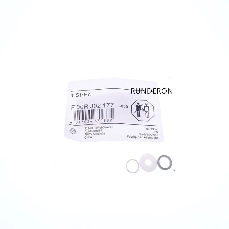 

RUNDERON High Quality F00RJ02177 Common Rail Fuel Injector Gasket Shim Steel Ball Repair Kit F 00R J02 177