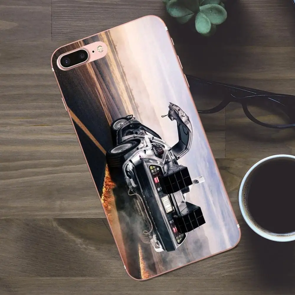 Bixedx Delorean автомобиль Назад в будущее ретро для Huawei G8 Honor 5C 5X 6 6X 7 8 9 Y5II Mate P7 P8 P9 P10 P20 Lite