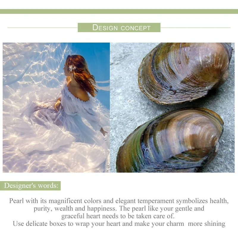 BAMOER Vacuum-Packed 6-7mm Round Akoya Pearls in Oyster White Pink Lavender Black Saltwater Pearl SCP000