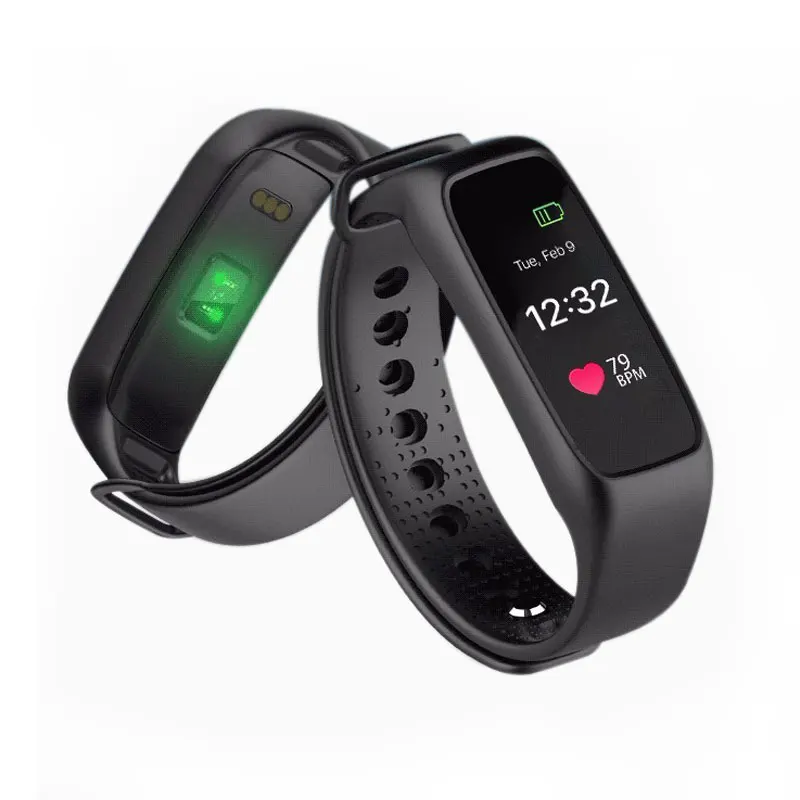 

Dynamic Heart Rate Monitor Watch Bluetooth Smart Band Fitness Bracelet Smartband for IOS Android iPhone 6s 7 Samsung Smartphone