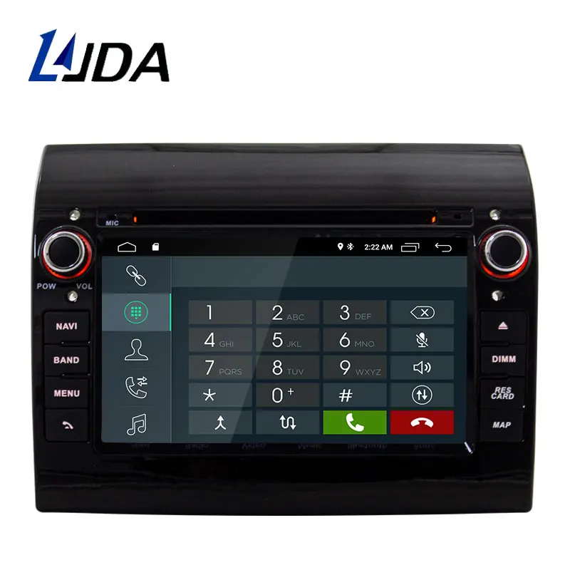 Sale LJDA Android 9.1 Car DVD Player For Fiat Ducato 2009 2010 2011 2012 2013 2014 2015 Citroen Jumper Peugeot Boxer 1 Din Radio GPS 1