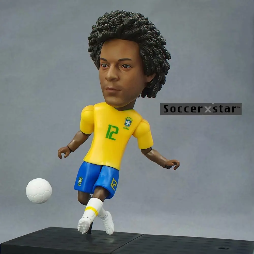1Pcs Football Soccer Star Figures 2018 Brazil Team Marcelo 12cm&5in ...