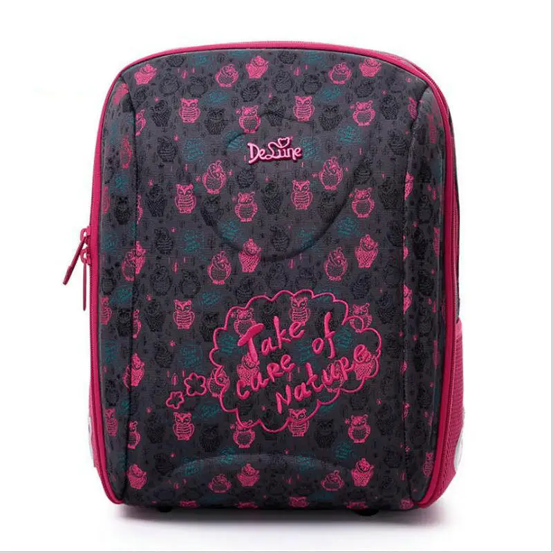 

Delune Brand cartoon children school bags for boys printed backpack children's school bag Girl Safe High Quality child Bookbag