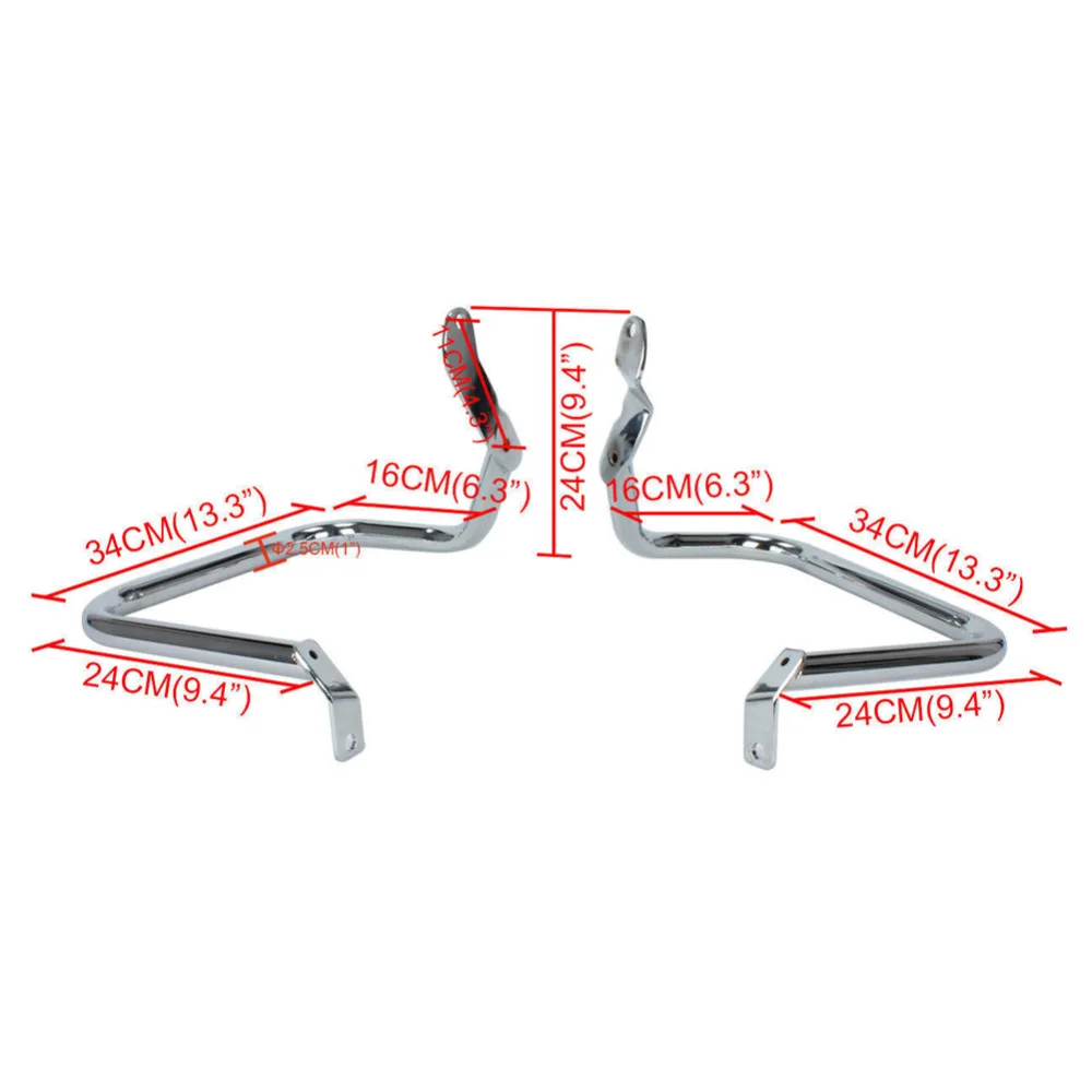 МОТОЦИКЛ хром задняя защита седельной сумки аварии бар для Harley HD Softail FLST FLSTC FXST FXSTB FXSTS 2000 и до 2001 2002 2003 2004