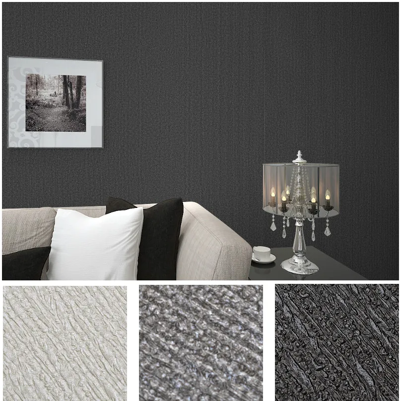 Buy Thick plain grey black background solid color