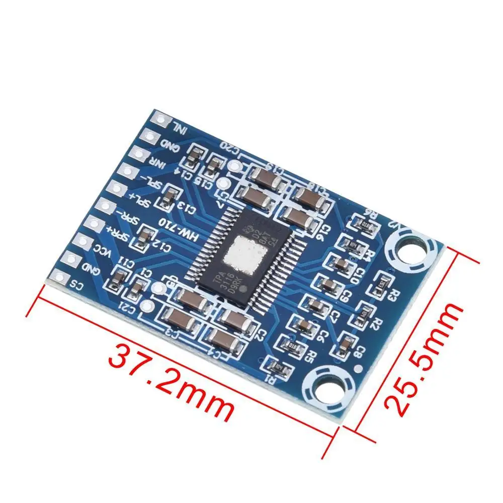 Завеса DC 12 V-24 V 2x50 Вт двухканальный Мини цифровой усилитель класса D 50 Вт+ 50 Вт TPA3116D2 XH-M562 усилитель 50 Вт Мощность Плата усилителя