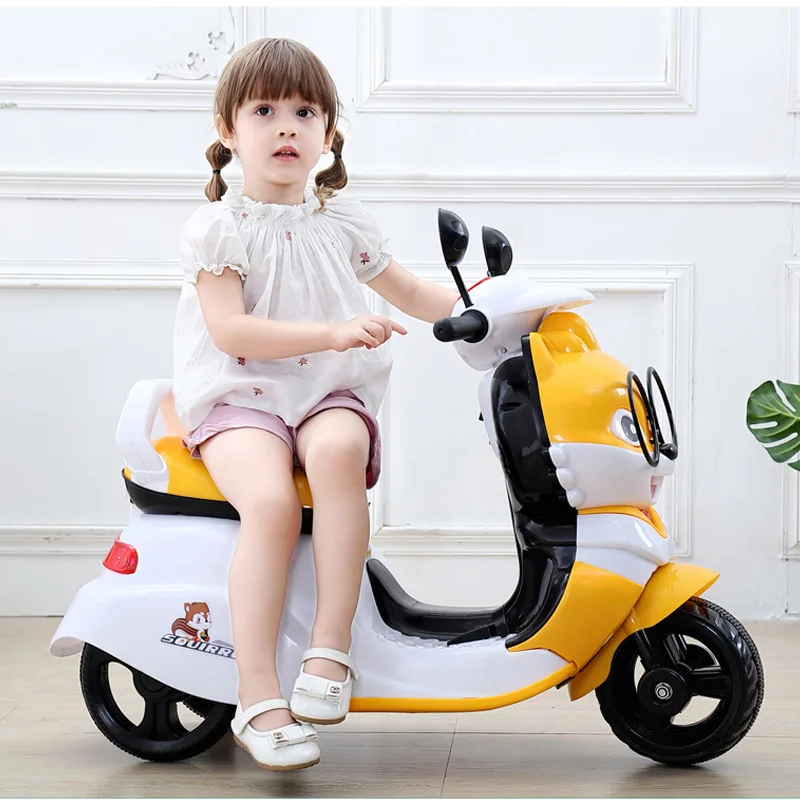 

New Children Electric Motorcycle TrikeThree Wheels Electric Car for Kids Ride on 1-3-6 Years Charging Music Motorcycle