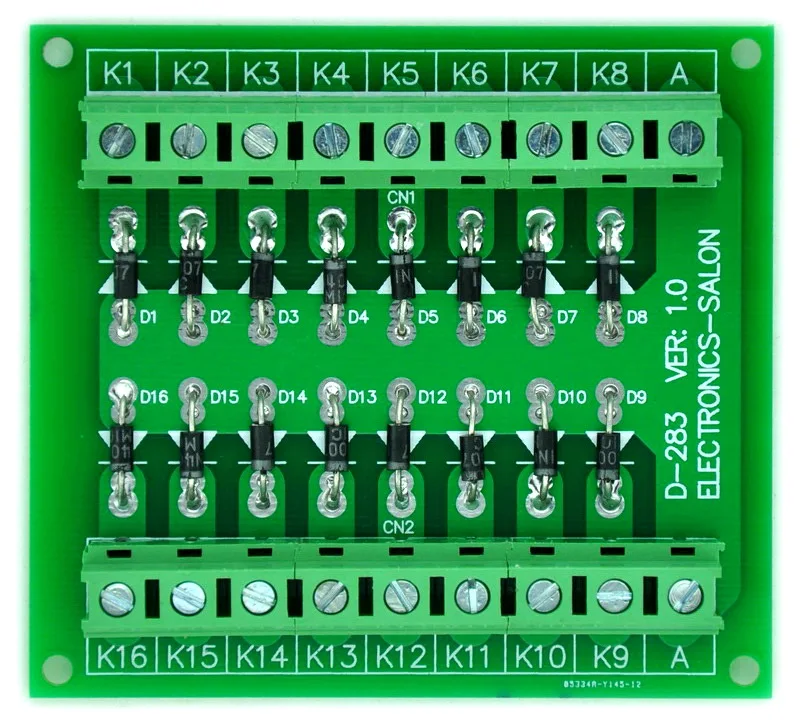 1 Amp 1000 В общий анод 16 диода сетевой модуль, 1N4007