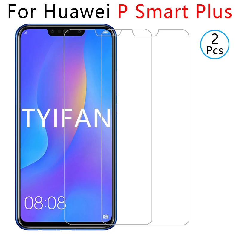 2 шт закаленное стекло для huawei p smart plus Защитное экрана honor psmart Защитная пленка