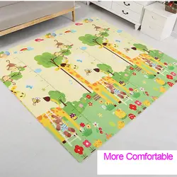 Складной детский игровой двухсторонний коврик, утолщенный Tapete, детский домашний коврик-головоломка для детской комнаты, XPE