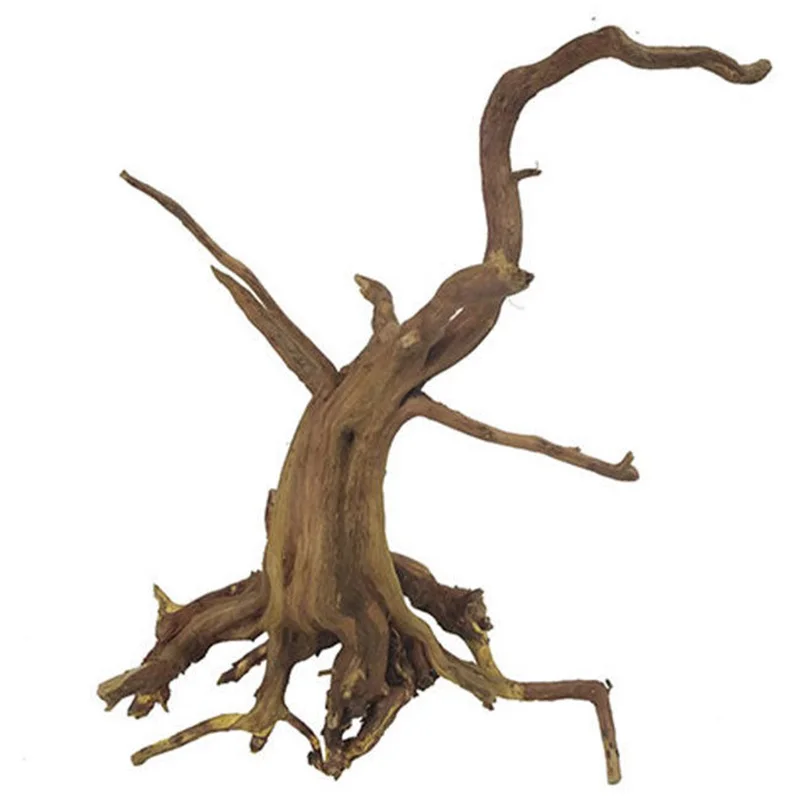 1PC Aquarium Tree Trunk Driftwood Fish Tank Reptile Plant Stump Ornament Landscap Decor Decoration Ornaments