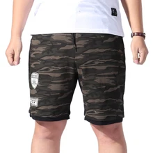 Большие размеры 2XL-5XL летние мужские камуфляжные шорты весна осень мужские повседневные тонкие стрейч Военные зеленые Бермуды для пляжа короткие брюки