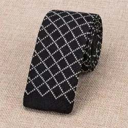 HH-344 новый классический черный клетчатый мужской галстук для Свадебная деловая Вечеринка Hi-Tie дизайн 6 см тонкий Gravatas в продаже