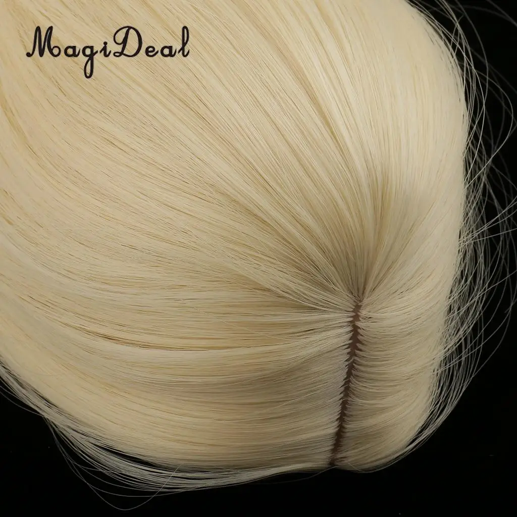 MagiDeal Fashion 28cm High-Temperature Wire Hair Doll Wig for Hair Salon 18 Inch   Dolls DIY Making Accessories Gift