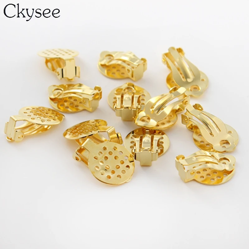 Ckysee оптовая продажа 100 шт./лот крючок для сережек 15 мм Diy фурнитура ювелирные