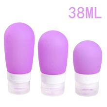 38 мл пустой силиконовый путешествия Упаковка Пресс бутылка для лосьон шампунь-гель контейнер Портативный податливый многоразового бутылки