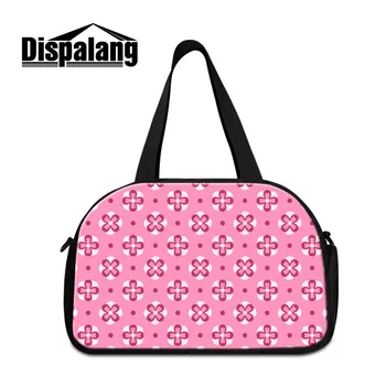 

Dispalang Flower Pattern Travel Bag Womens Large Capacity Luggage Bags Girls Shoulder Handbag Female Travel Duffel Bag Overnight