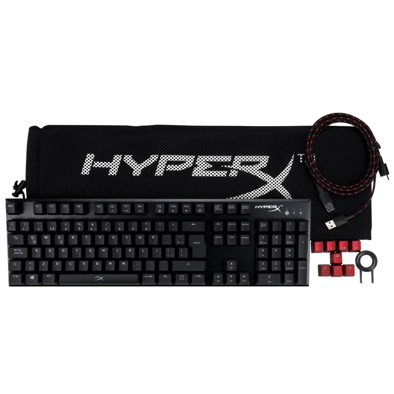 Механическая клавиатура kingston HyperX Alloy FPS с usb-портом для зарядки, прочная стальная рама, эргономичные игровые клавиатуры Cherry MX