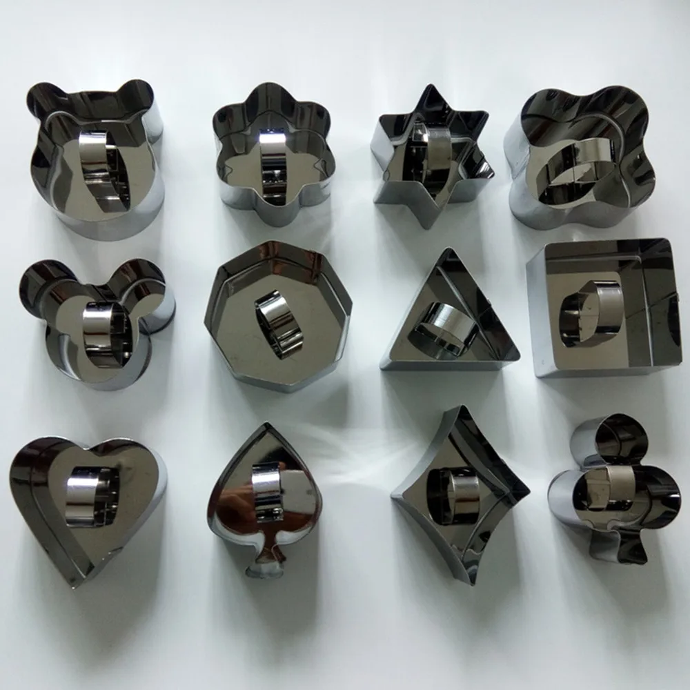 

1 PC Optional Stainless Steel Cutter Mousse Cake Mold Mickey Mouse Cartoon Bear Heart Shaped Kitchen Bakeware Cheap Cake Mould