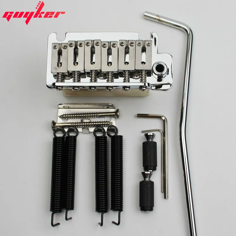 

Electric guitar tremolo bridge Tremolo System Stainless Steel Saddles & Brass base & spring BS184