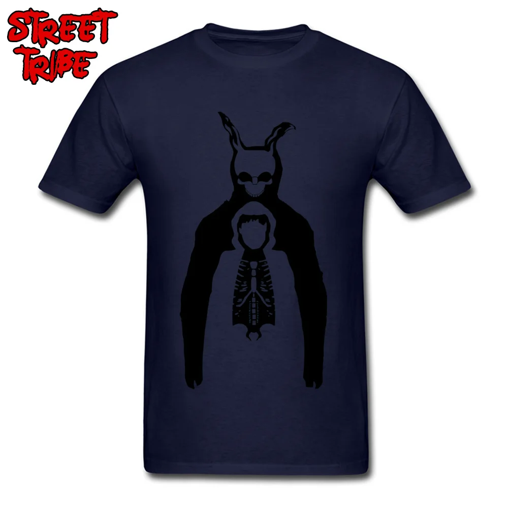 Casual Group Tops T Shirt for Men Fitted Summer/Fall Round Collar 100% Cotton Fabric Short Sleeve Top T-shirts Birthday T Shirts Donnie Darko and Frank Black 19366 navy