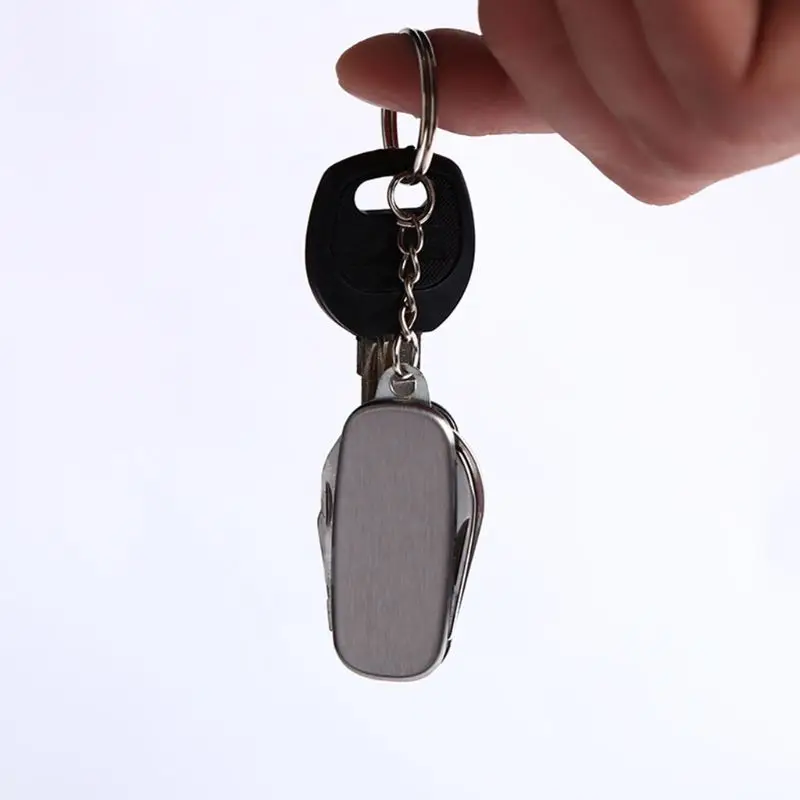

Creative Knife Opener Tool Combination Keychain Jewelry Gifts for Boyfriend Husband Dad Multi-function