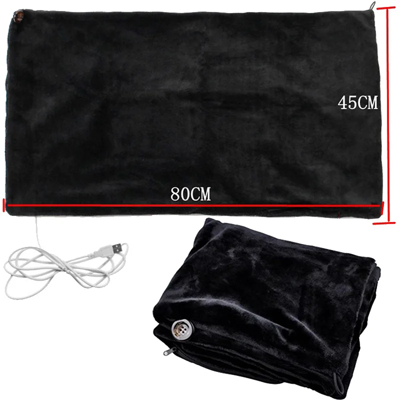 USB Soft Heated Shawl Winter Electric Warming Neck Shoulder Heating Blanket Pad MDP66