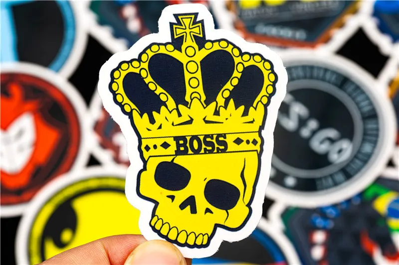 20PCS 2018 New CS GO Game Stickers Children Stickers For Kids Luggage Skateboard Laptop Motorcycle Toy Stickers Sets (4)