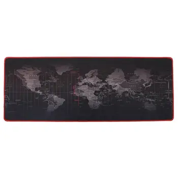 

World Map Extra Large Mouse Pad Mat Natural Rubber 0.2cm Thick Table Desktop Computer Gaming Mousepad 30x60/30x70/30x80/40x90cm