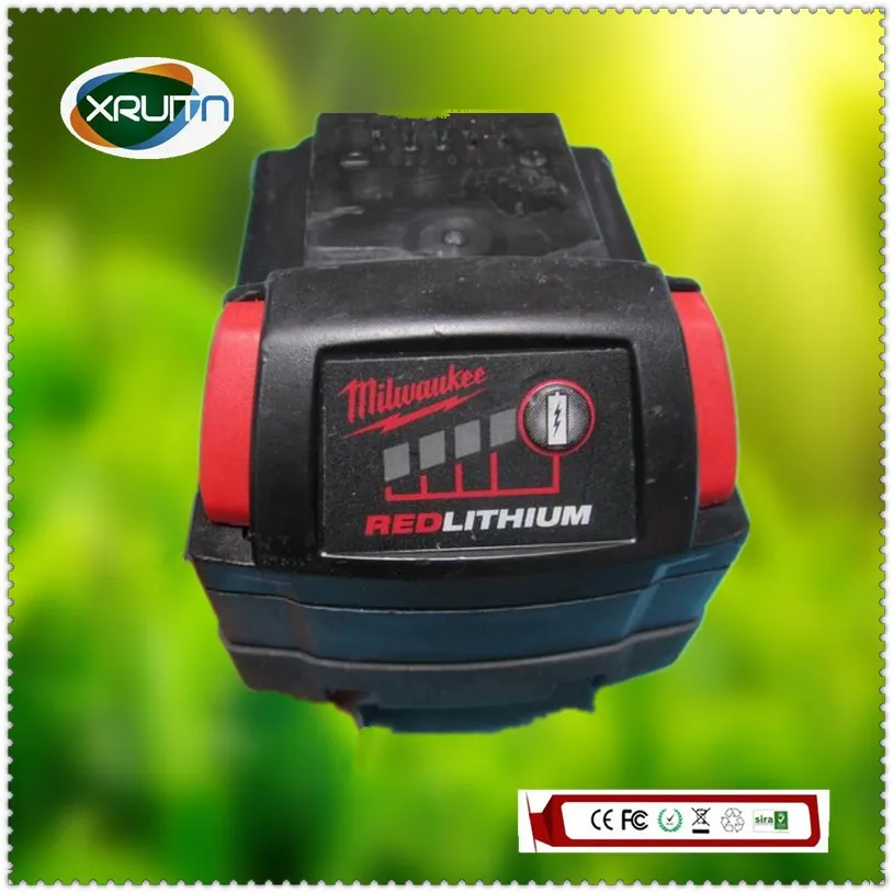 Бесплатная доставка для Milwaukee 48-11-1850 M18 18 в вольт красный литий-ионный XC батареи 3 0