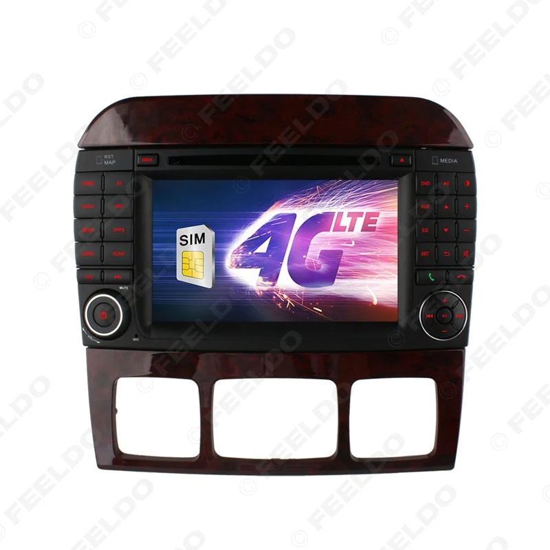 Sale FEELDO 7" Android 6.0 (64bit) 2G/16G/4G LTE Car DVD GPS Radio Head Unit For Mercedes Benz S W220 S280/S320/S350/S400/S430/S500 1 Sale FEELDO 7" Android 6.0 (64bit) 2G/16G/4G LTE Car DVD GPS Radio Head Unit For Mercedes Benz S W220 S280/S320/S350/S400/S430/S500 1