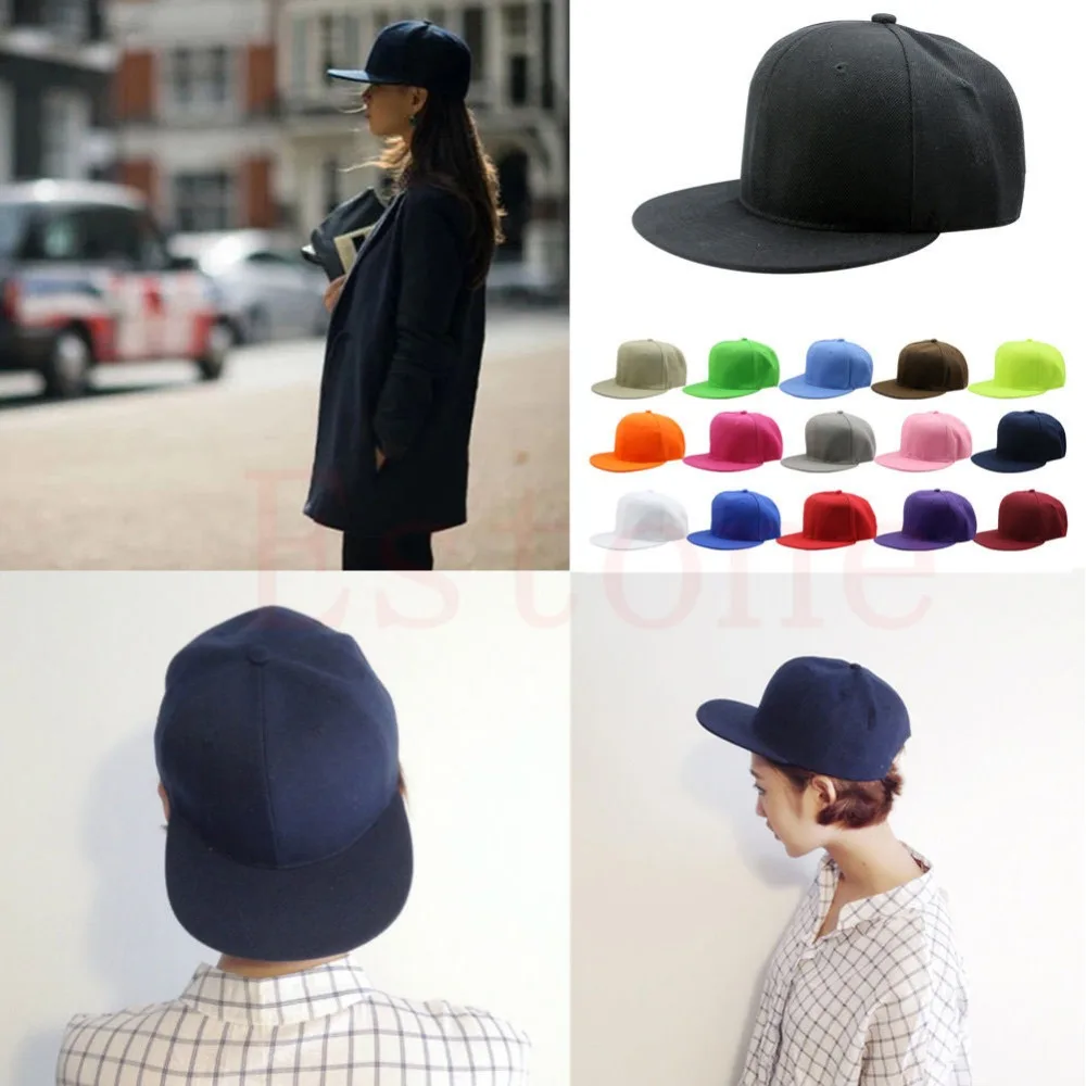 Пустые простые кепки Snapback унисекс мужские хип хоп Регулируемые Bboy бейсболки|baseball