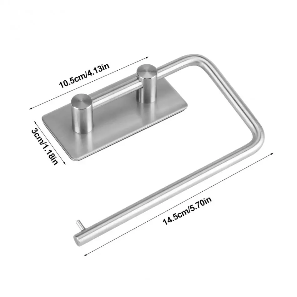 Держатель для туалетной бумаги из нержавеющей стали для ванной комнаты, настенный держатель рулона, держатель для туалетной бумаги в рулоне, современный дизайн