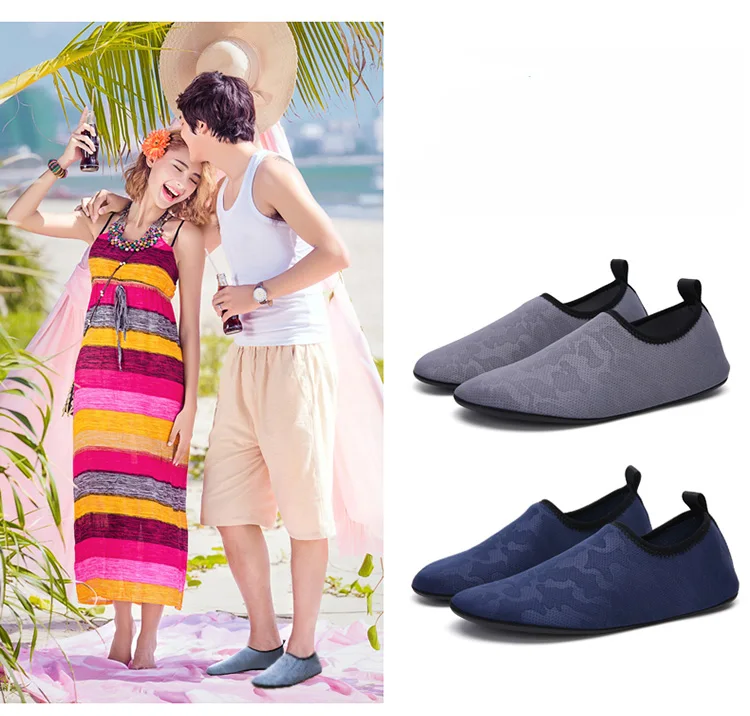 Водонепроницаемая обувь; Мужская дышащая повседневная обувь с босиком на пляже; летняя нескользящая обувь для дайвинга; Zapatos De Hombre; большие размеры 35-47