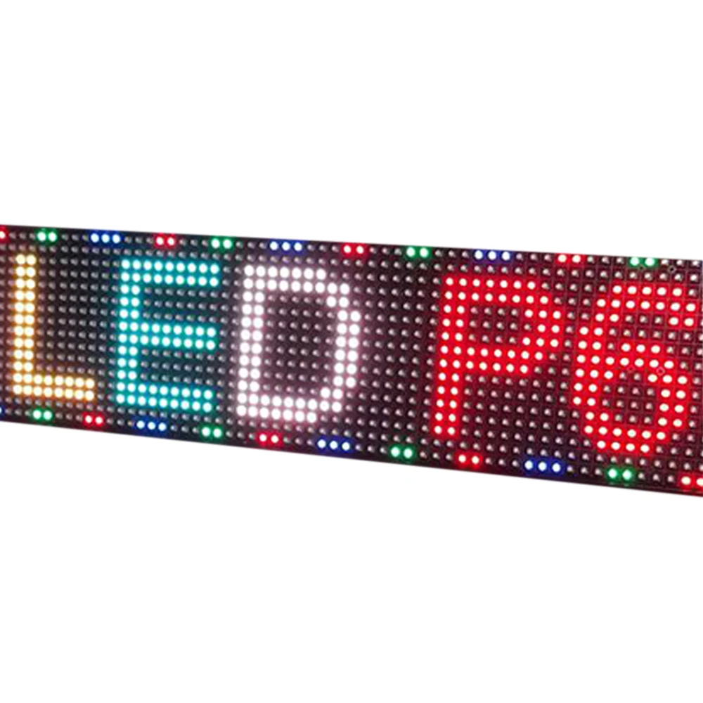 Светодиодный экран-модуль P5 320*160 мм 64*32 точки 1/16 сканирование SMD3528 RGB полноцветный светодиодный пиксельный знак для Светодиодный видеостены