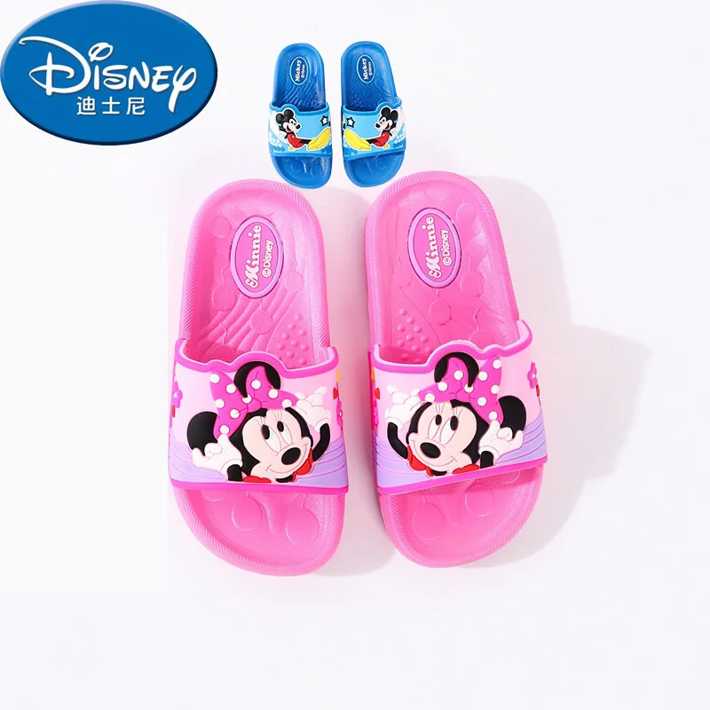 

Children's shoes 2019 new Disney baby slippers summer cartoon Mickey indoor non-slip boys and girls baby cool Minnie slippers