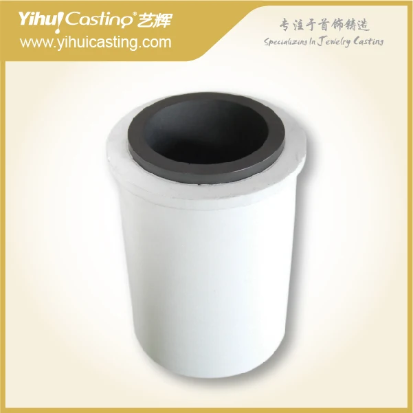 2kg Graphite crucible and ceramic shield for melting gold,silver