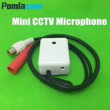TQ303A мини микрофон CCTV Микрофон Аудио звукосниматель устройство для камеры адаптер Высокая чувствительность Хорошее качество аудио мониторинг DC12V