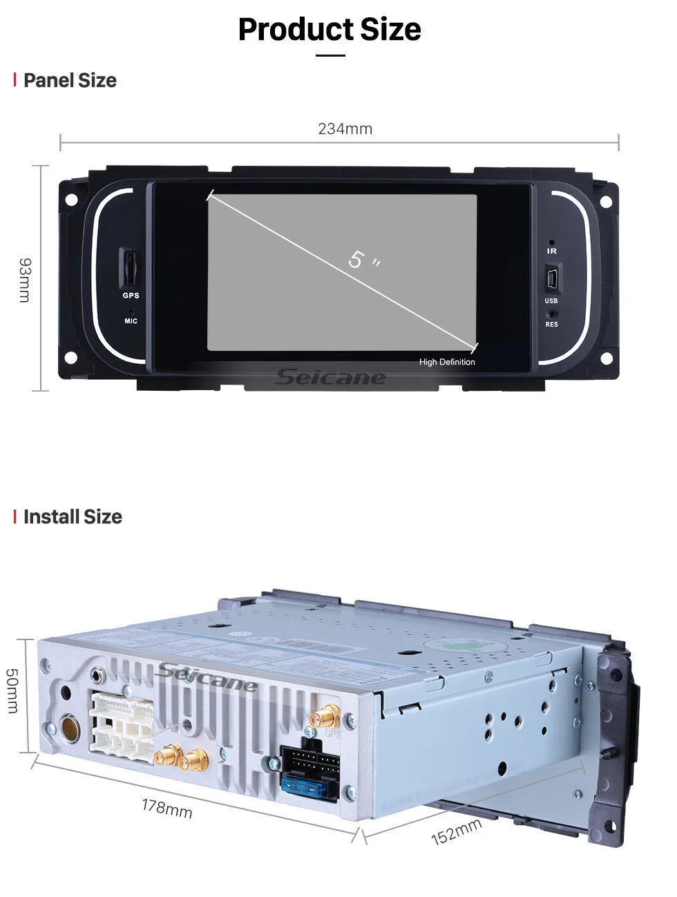 unidad Navi pulgadas chrysler Android Estéreo GPS 5 descuento 8,1 2006 2005 2007 PT Cruiser 300M Seicane para 2004 2002 coche Último Radio 2003 2001 Stop118 reproductor 23 unidad Navi pulgadas chrysler 23