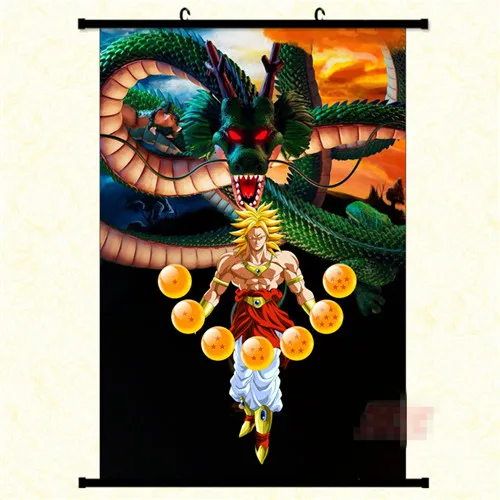 Аниме Манга Dragon Ball; Dragonball Z прокрутки живописи 40x60 картина наклейки на обои Плакат 002 - Цвет: 4