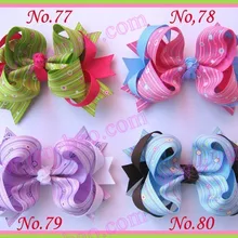 Новинка, 280 шт, 4 дюйма, ободок для волос, для девочек, бутик, банты для волос, для девочек, аксессуары и клипсы для волос