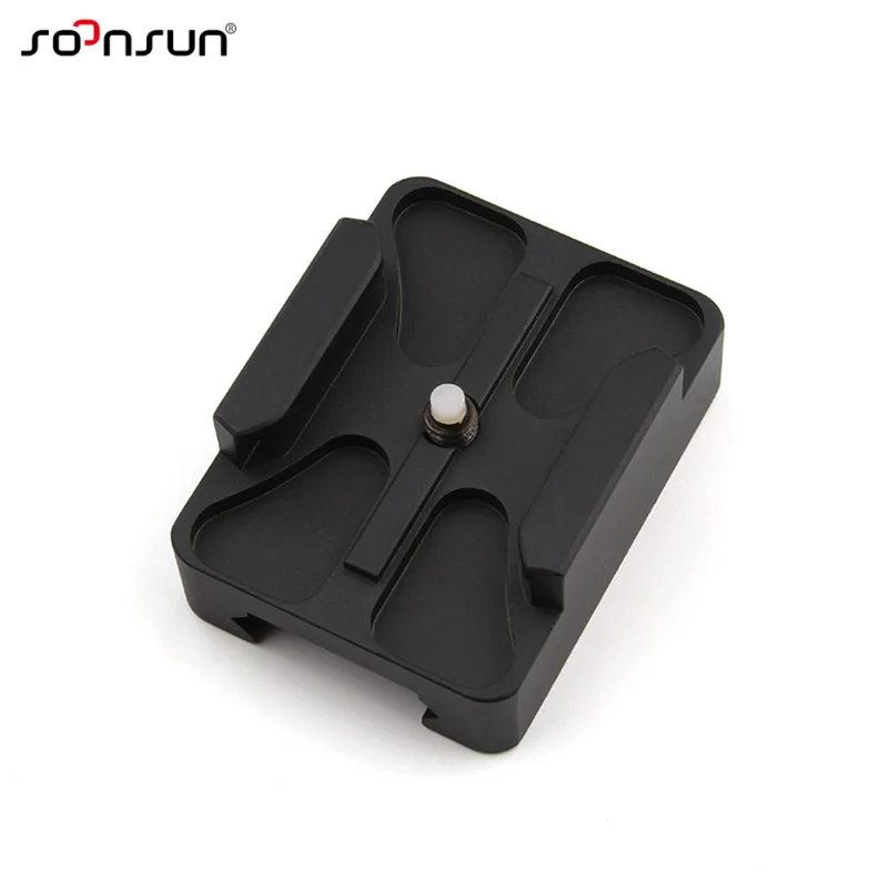 

SOONSUN Aluminium 20mm Gun Rail Tripod Mount Center Mount Picatinny Weaver Side for GoPro Hero 7 6 5 4 3+ For Go Pro Accessories