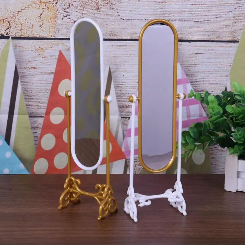 Miniature Floor Rotary Mirror Toys Kid Gift for Barbie Play House Dollhouse Miniature Floor Rotary Mirror Toys Kid Gift for Barbie Play House Dollhouse