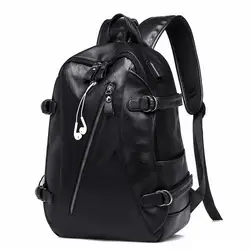 Новый модный рюкзак для путешествий, мужская сумка для ноутбука с USB, сумка для отдыха для студентов, школьная сумка для подростков, мягкая