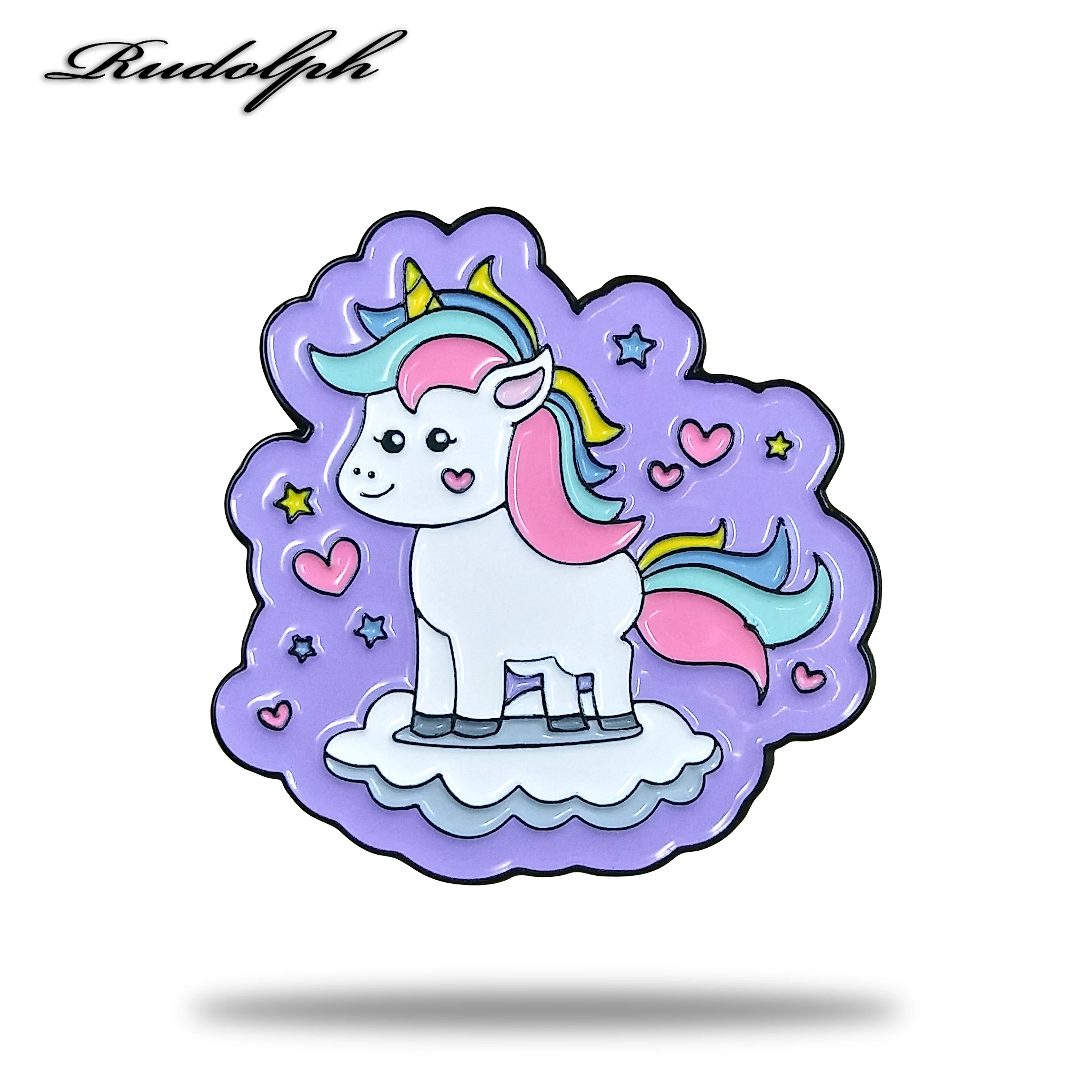 Piuttosto Carino Unicorno Smalto Pin