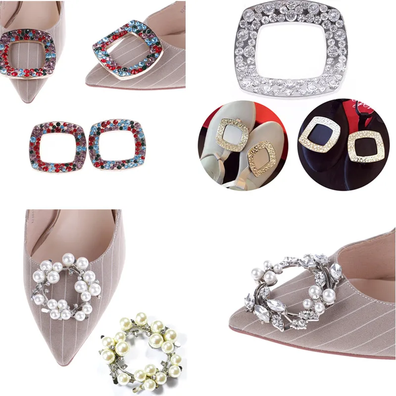 rhinestone shoe buckles